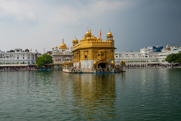 Various views of the Golden Temple at night, Amritsar