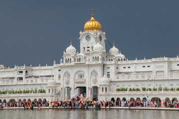 Various views of the Golden Temple at night, Amritsar