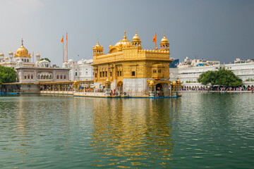 Various views of the Golden Temple at night, Amritsar