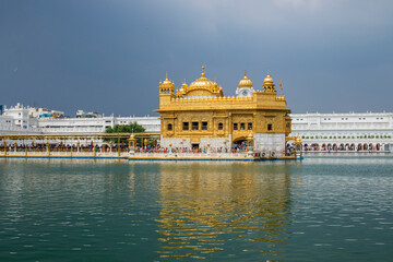 Various views of the Golden Temple at night, Amritsar