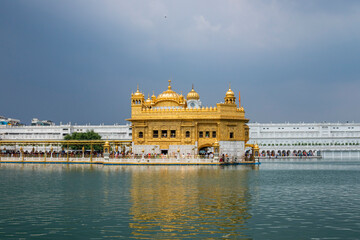Various views of the Golden Temple at night, Amritsar