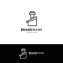 Architecture Logo Design, Vector Construction Company Brand Design Template. Architect And Construction Vector Logo Template.