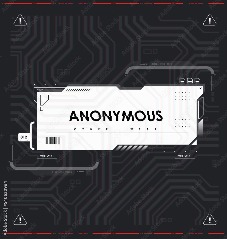 Poster cyber culture, cyberpunk futuristic poster. programming and virtual environments. hacking, modern fl