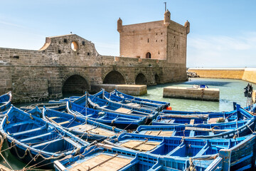 View at the Citadel by Scala harbour in Essaouira, Morocco