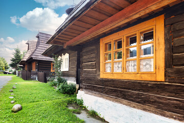 Orava historical building in village Podbiel, Slovakia