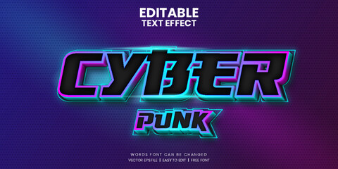 cyberpunk text effect