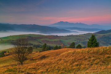 The Pieniny - Pieniny national park is a mountain range in the south of Poland and the north of Slovakia.