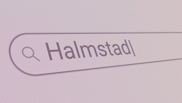 Search Bar Halmstad 
Close Up Single Line Typing Text Box Layout Web Database Browser Engine Concept