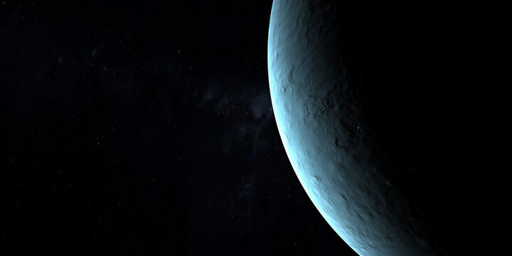 Uranus planet in the outer space