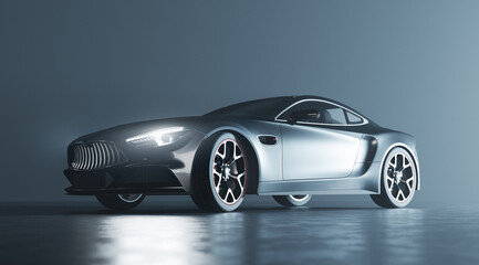 Obraz na płótnie Canvas New luxury sports car