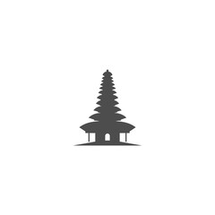 Temple Bali icon design illustration