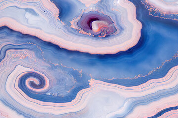 Fototapeta premium abstract background, pink marble with gold glitter veins, fake stone texture, painted artificial marbled surface. Fluid Art. 3D rendering