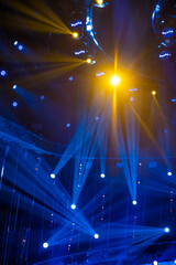 rays of light illuminate the scene