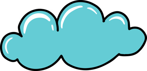 Cloud icon Illustration
