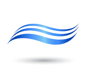 swoosh logo. Abstract Swoosh Logo Design Template