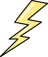 Lightning Unicorn Illustration
