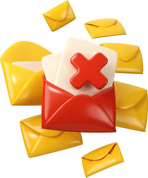 3d Mail Icon Spam