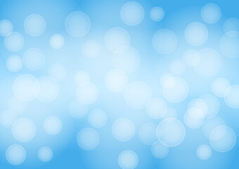 Abstract gradient background, bokeh light on blue gradient color background vector illustration for backdrop, website banner, poster.