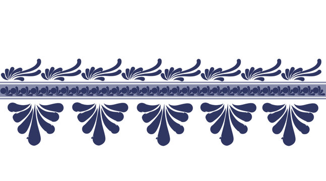talavera art design mexican, pattern and background in color blue