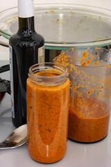homemade pepper sauce, cooking process, step by step recipe