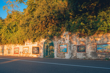 majolica shop on the Amalfi coast
