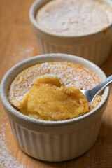 citrus souffle with lemon lime and oranges