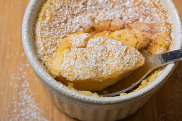 citrus souffle with lemon lime and oranges