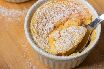 citrus souffle with lemon lime and oranges