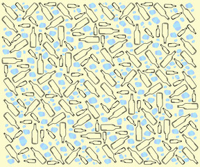 The Bottle Lineart texture