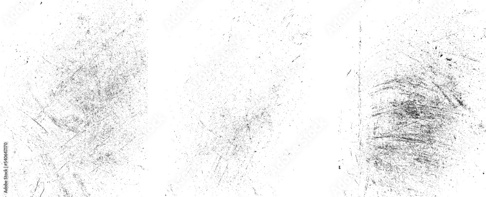 Aufkleber Grunge  vector background texture set .Transparent textured frames with dust, scratch, dirty ,distress, grain effects. Overlay textures set with grange Effect .Rough grungy texture collection.