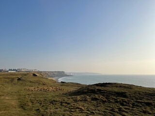 Vue des dunes de la c&ocirc;te d'Opale