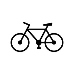 Fototapeta premium bicycle icon vector design template in white background