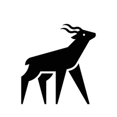 Kudu Logo. Icon design. Template elements