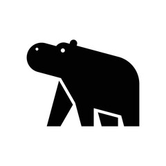 Hippo Logo. Icon design. Template elements
