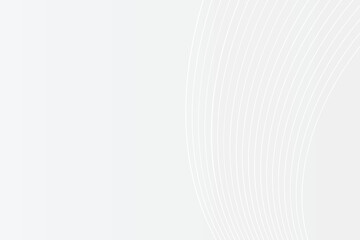 White light curve line modern gradient background. wavy lines light Gradient white background
