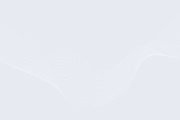 Abstract Wave line light white background. gradient gray color modern background
