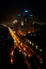 Fototapeta premium view of the city