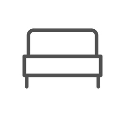 Furniture and household icon outline and linear vector.
