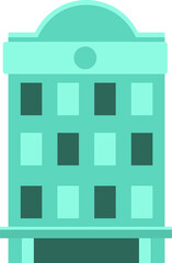 Illustrations flat design concept building city and tower. PNG