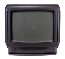 old tv set isolated and save as to PNG file