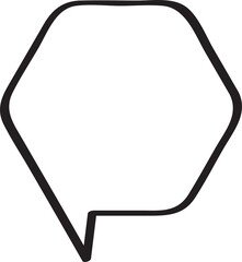 PNG icon design blank balloon message illustrations.