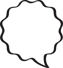 PNG icon design blank balloon message illustrations.
