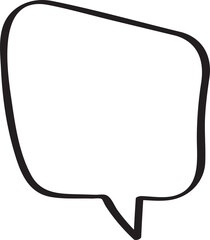 Fototapeta premium PNG icon design blank balloon message illustrations.