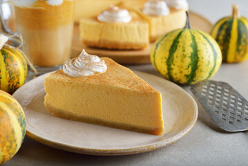 Pumpkin cheesecake