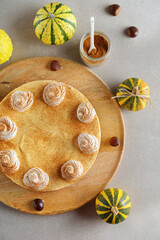 Pumpkin cheesecake