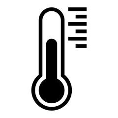 Icon Temperature With Style Glyph