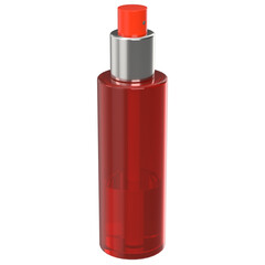3d rendering illustration of a cosmetics bottle