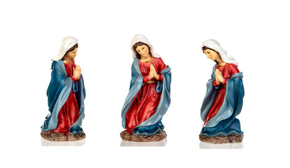 Ceramic figure of the virgin mary