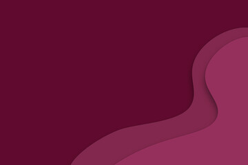 Magenta colour minimal style 3d paper cut background with blank space