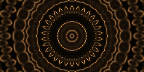 Fraktal Mandala Grafik Hintergrund Motiv für Internet Präsentation und Druck